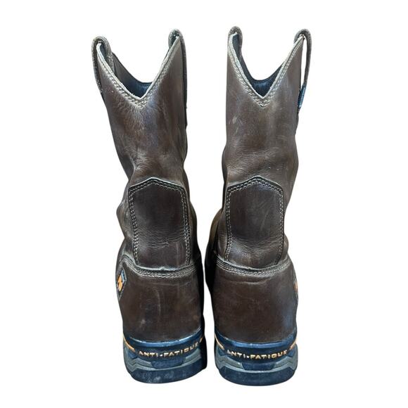 Timberland Pro A1053A Ag Pro Waterproof Pull On Work Boot Brown Alloy Toe Sz 13W - Picture 7 of 11